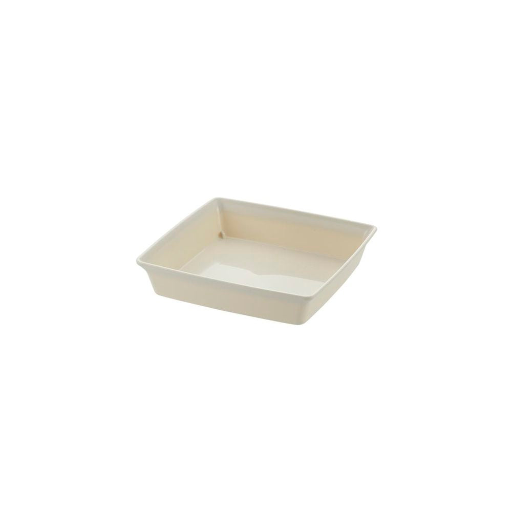 Richell Fore Square Plate White