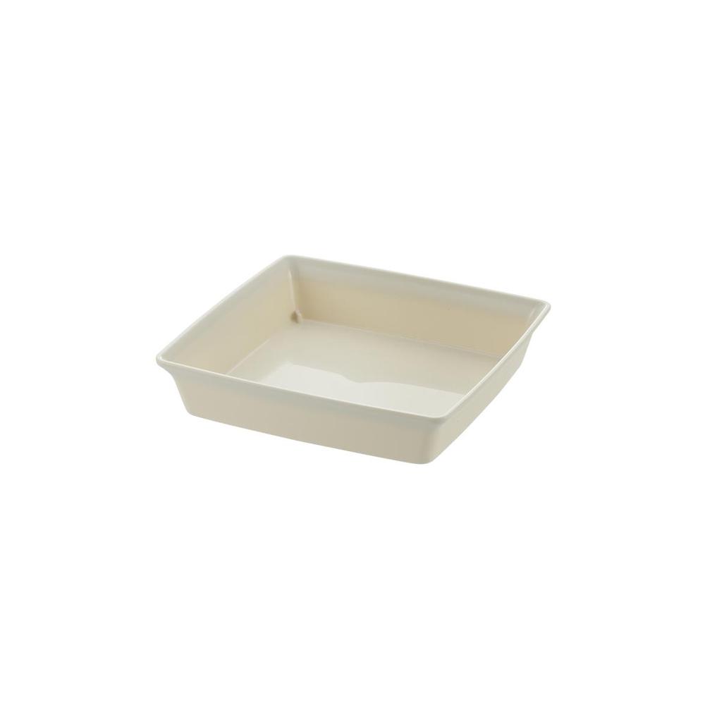 Richell Fore Square Plate White