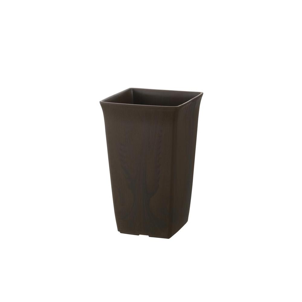 Richell Fore Square Pot Dark Brown