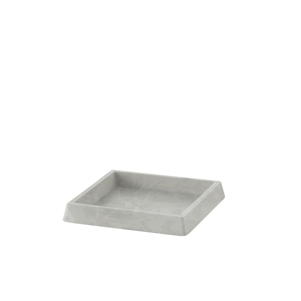 Richell Botani Square Plate White