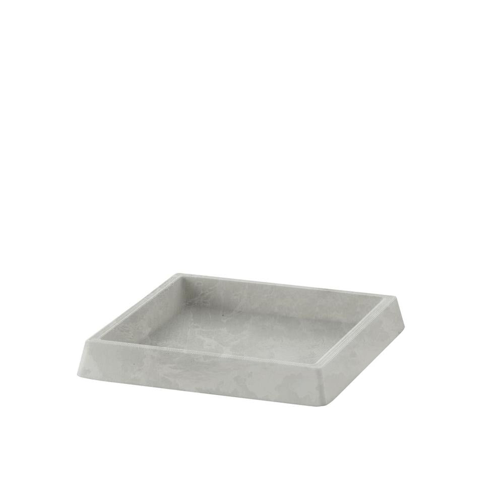 Richell Botani Square Plate White