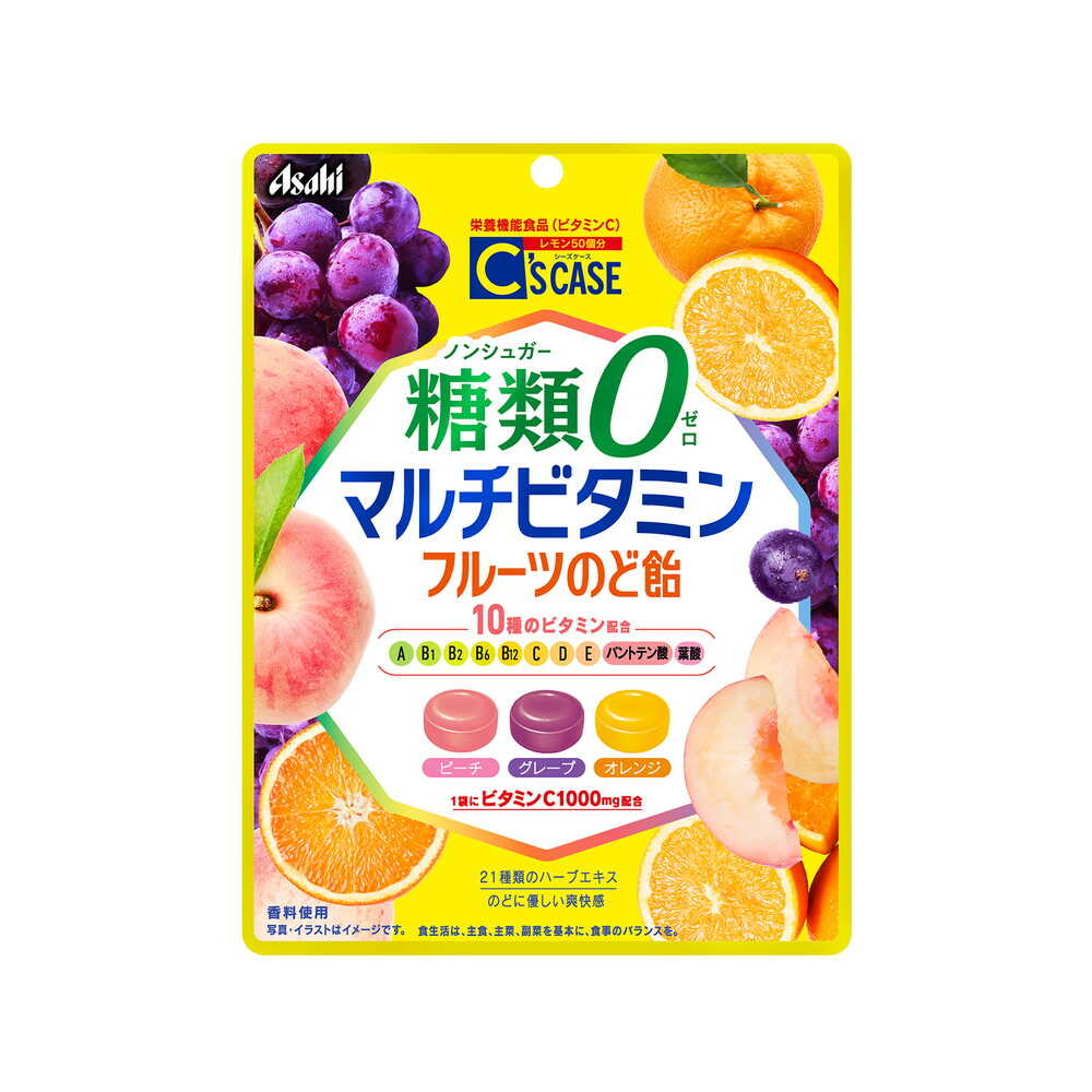 Asahi Seiz Case Sugar-Free Multivitamin Throat Candy 72g