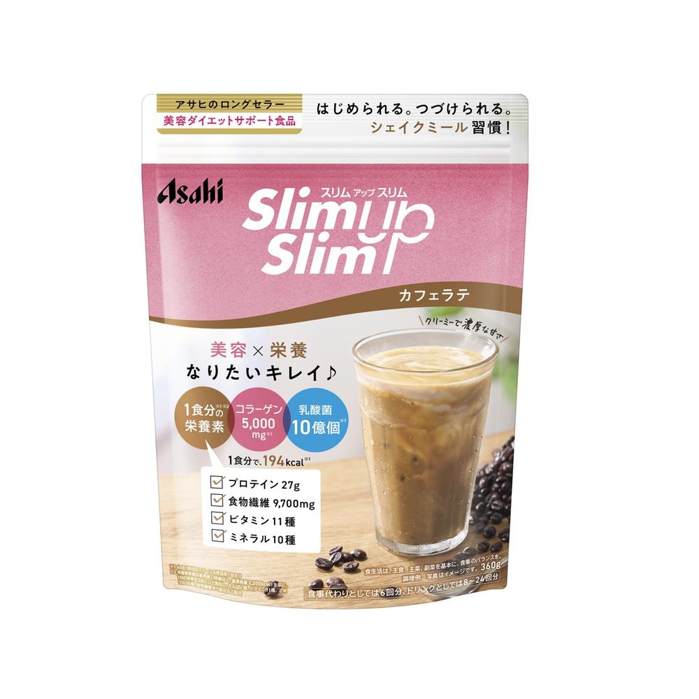 Asahi Group Foods Slim Up Slim Shake Cafe Latte Flavor 360g