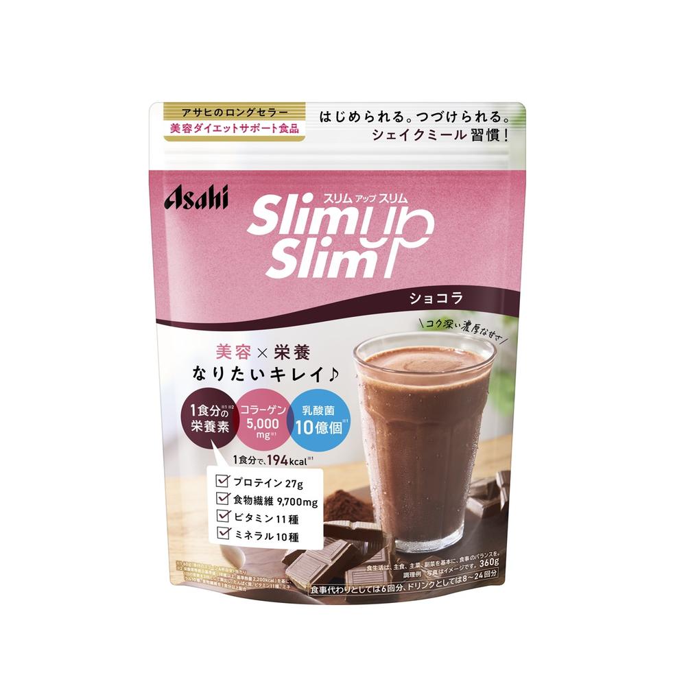 Asahi Group Foods Slim Up Slim Shake Chocolate 360g