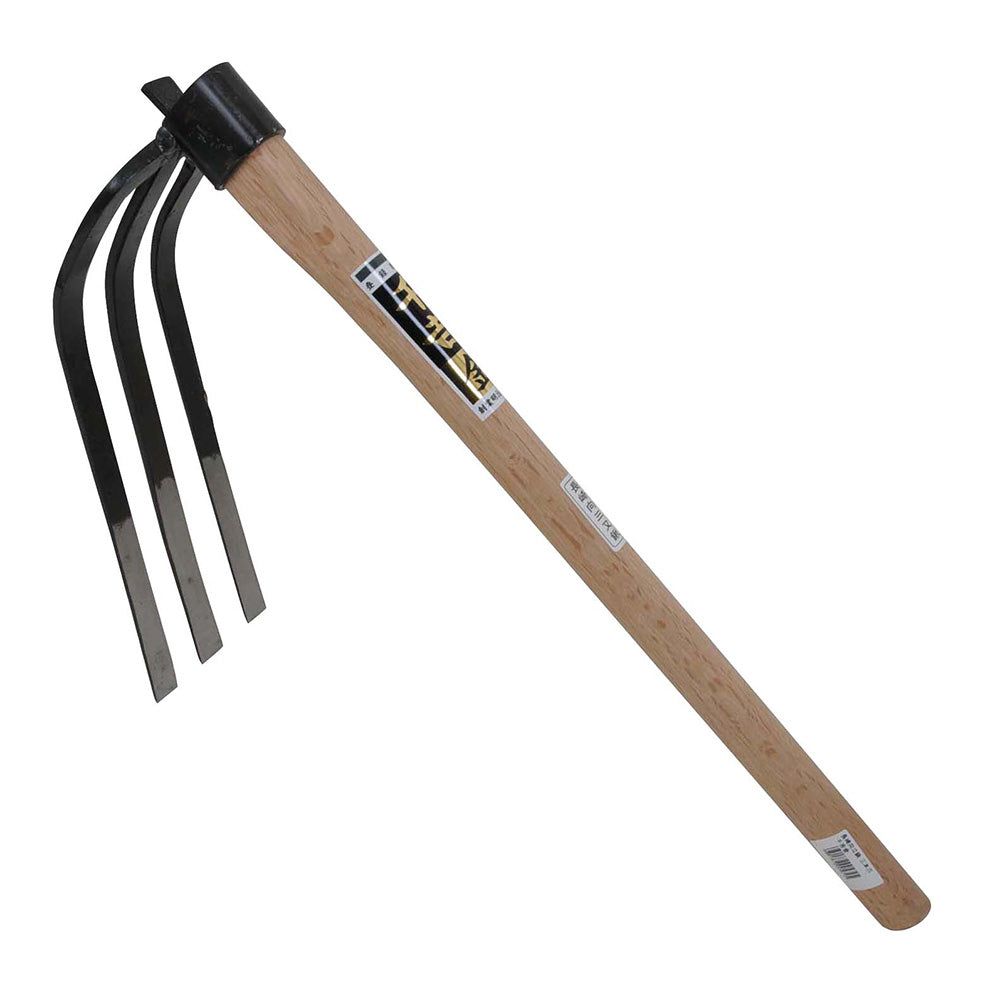 Nagasaki Style Standing Hoe Three-Pronged