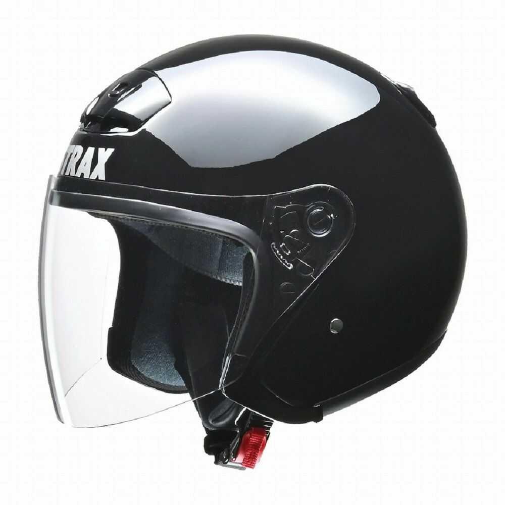 Lead Industry STRAX Jet Helmet Black SJ4 BK BIG