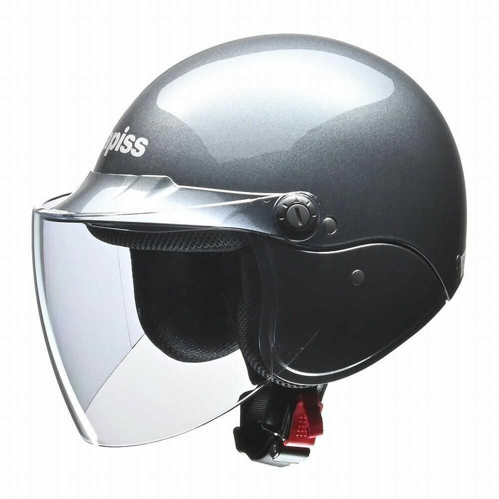 Lead Industry apiss Semi-Jet Helmet Gun Metallic AP603 GM