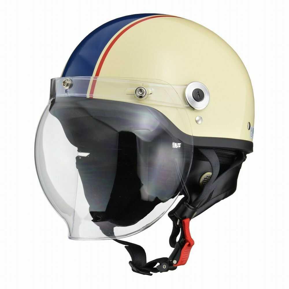 Lead Industry CROSS Half Helmet Ivory x Navy CR760 IVNV
