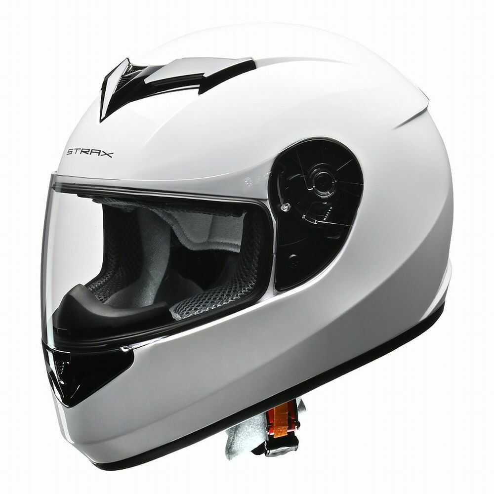 Lead Industry STRAX Full Face Helmet White SF12 WH L