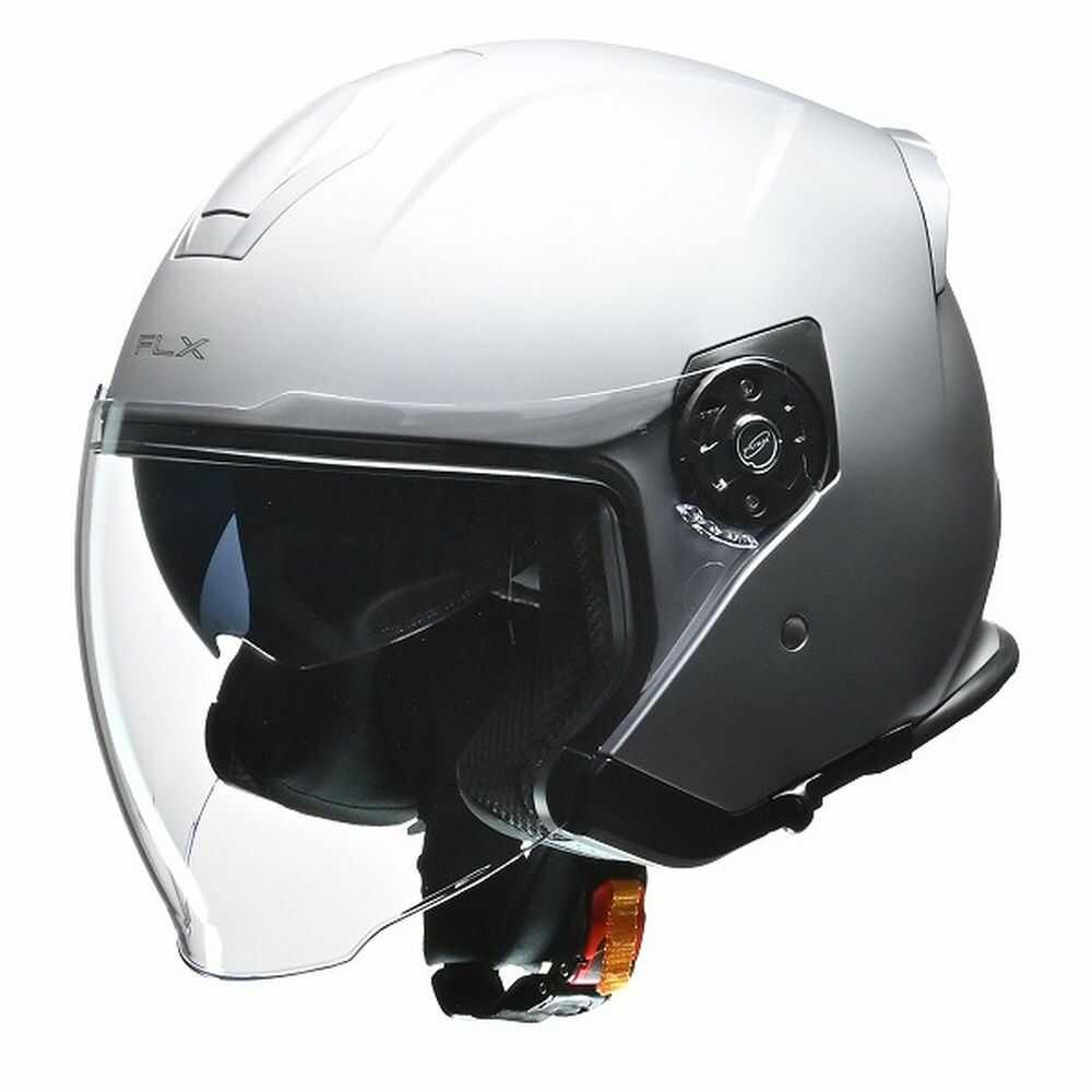 Lead Industry FLX Jet Helmet Matte Silver L FLXMATSIL