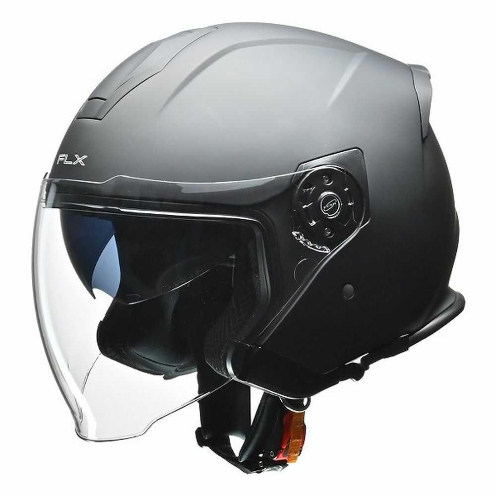 Lead Industry FLX Jet Helmet Matte Black LL FLXMATBKLL