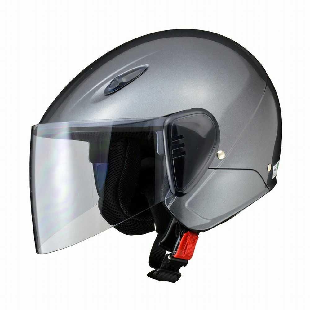 Lead Industry SERIO Semi-Jet Helmet Gun Metallic LL RE351GMLL