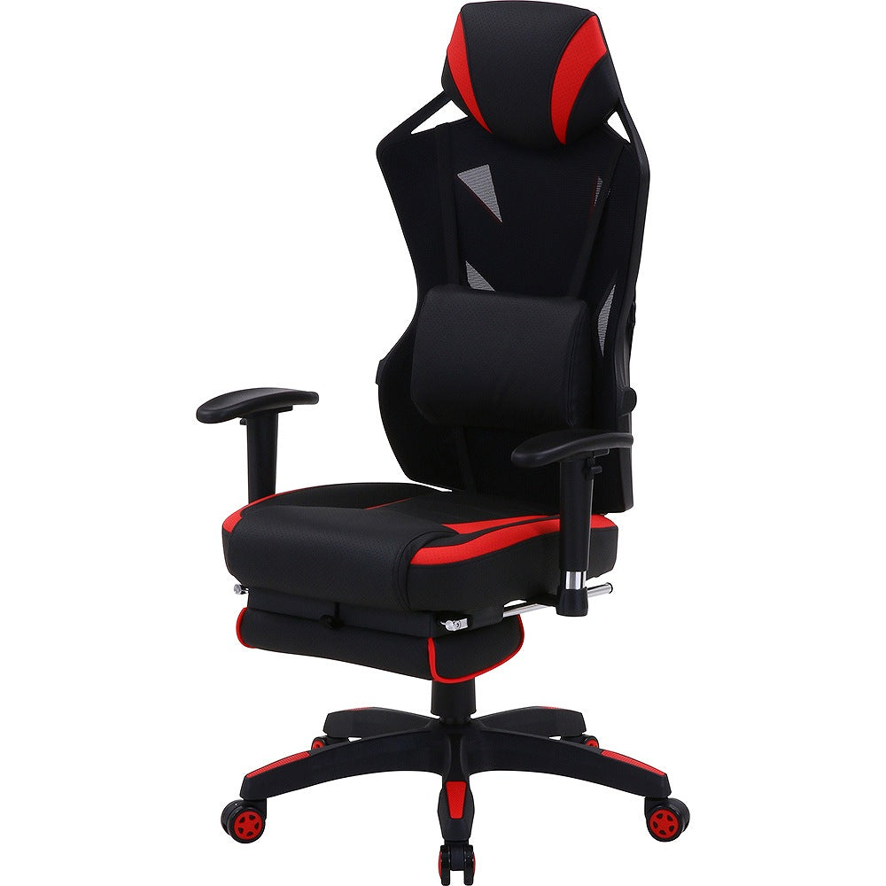 Mesh Gaming Chair Raise Footrest RD 19429