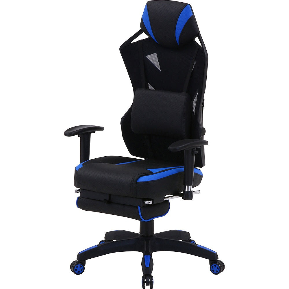 Mesh Gaming Chair Raise Footrest BL 19430