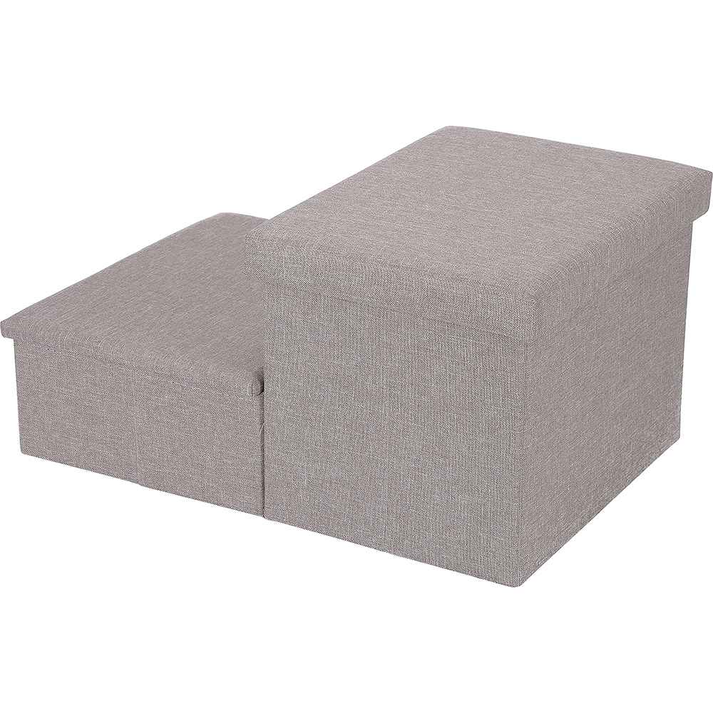 Pet Step with Storage - Light Gray