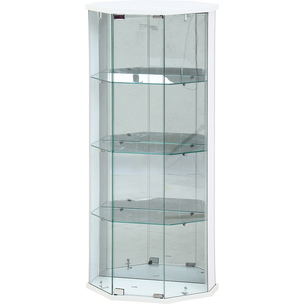 Glass Collection Case - BAAL Corner - White