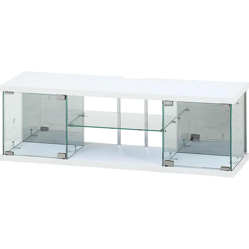Glass Collection TV Board - BAAL - White