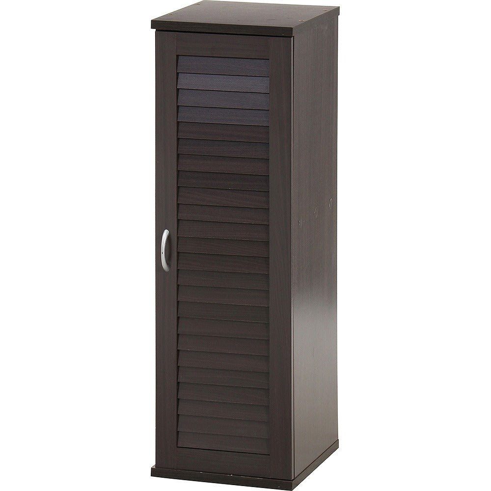 Slim Shoe Box Louver Door Brown 70747