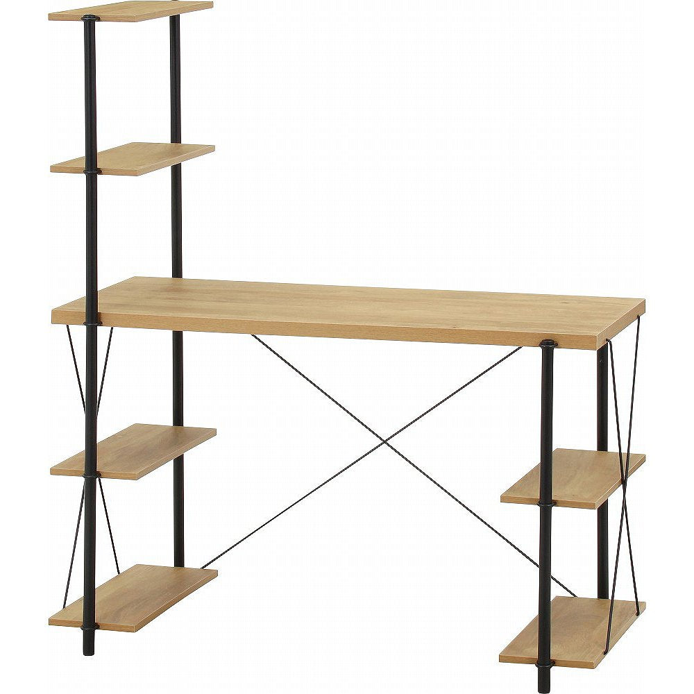 EZBO Wire Lock Single Side Desk OAK NA 71873
