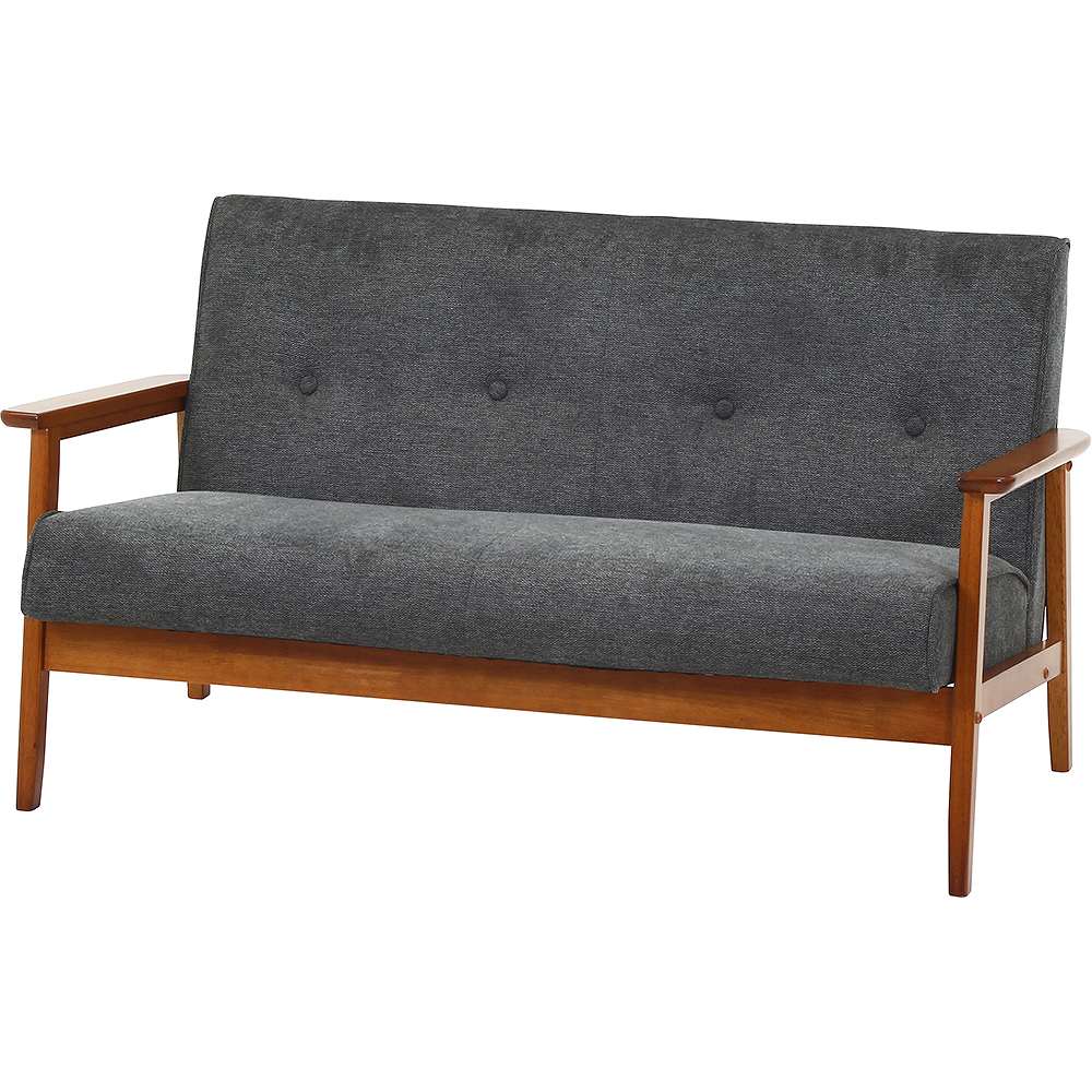 Thick Fabric Sofa Meat 2P GY 73763