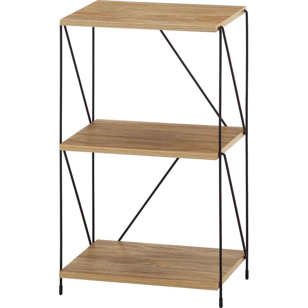 EZBO Wire Rack 3-Tier 40 Width OAK NA 77560