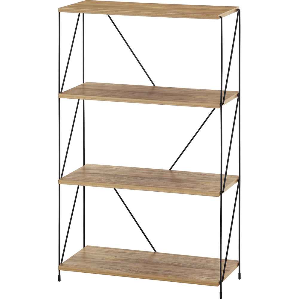 EZBO Wire Rack 4-Tier 60 Width OAK NA 77563
