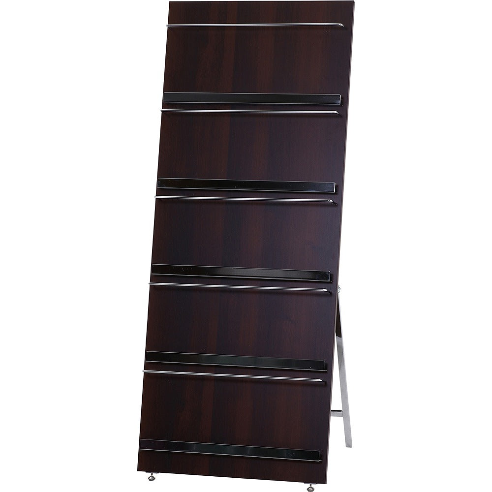 Wood Magazine Rack Decor 5-Tier Wide 82310