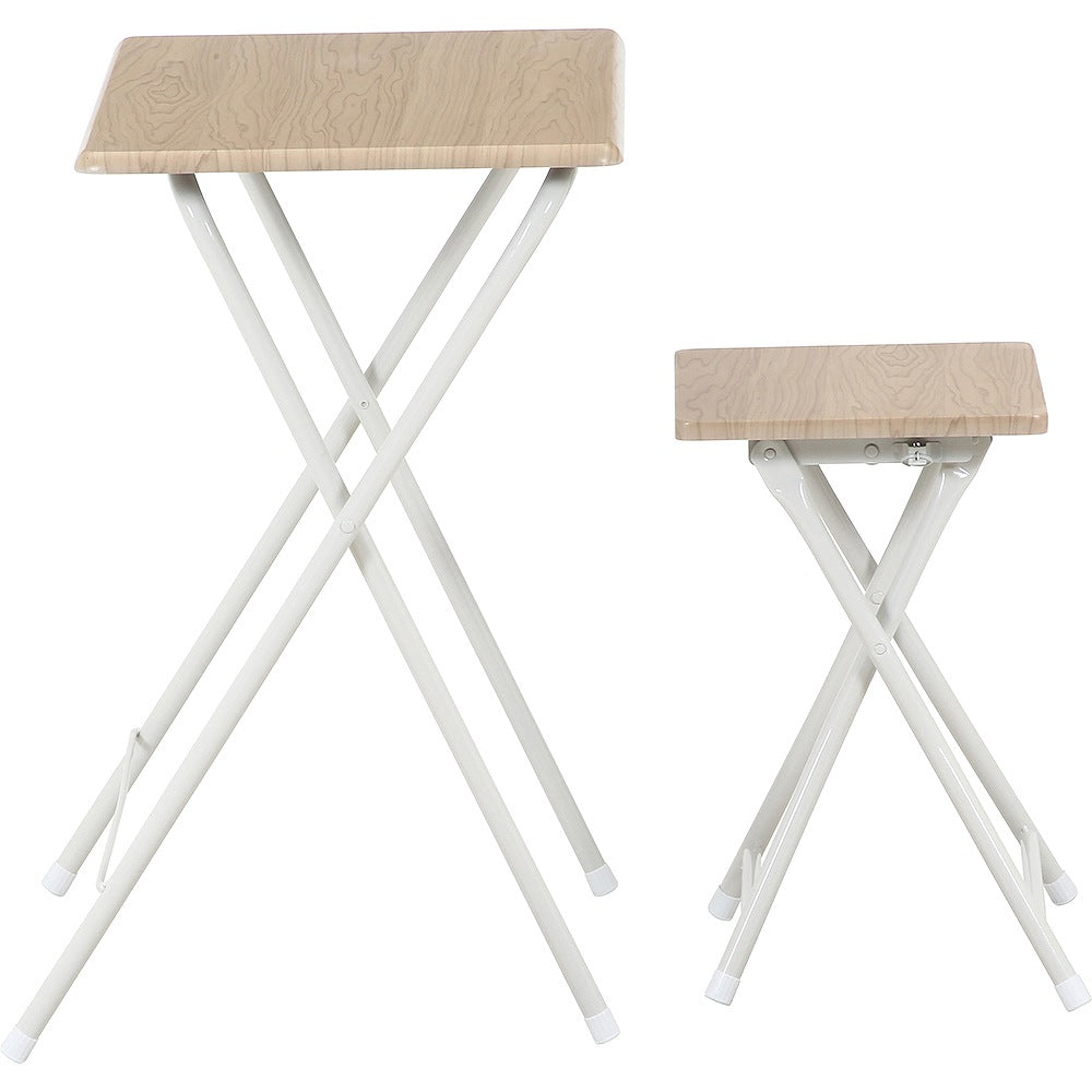 Compact Table and Chair Set Natural 85408