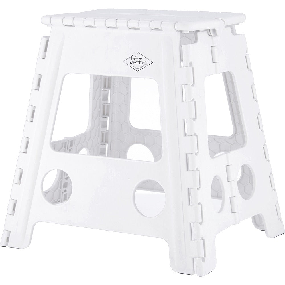Folding Step Stool H39cm WH 86876