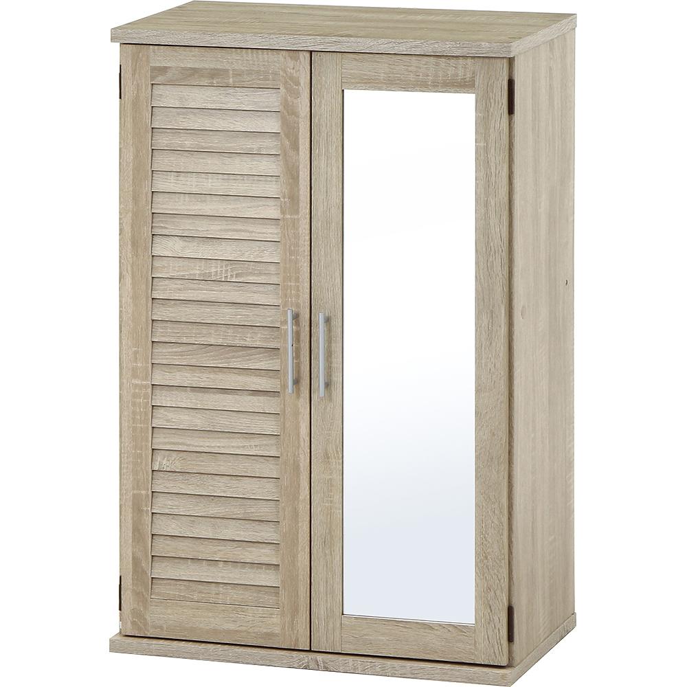 Louver & Mirror Shoe Box 60 Width White 86191
