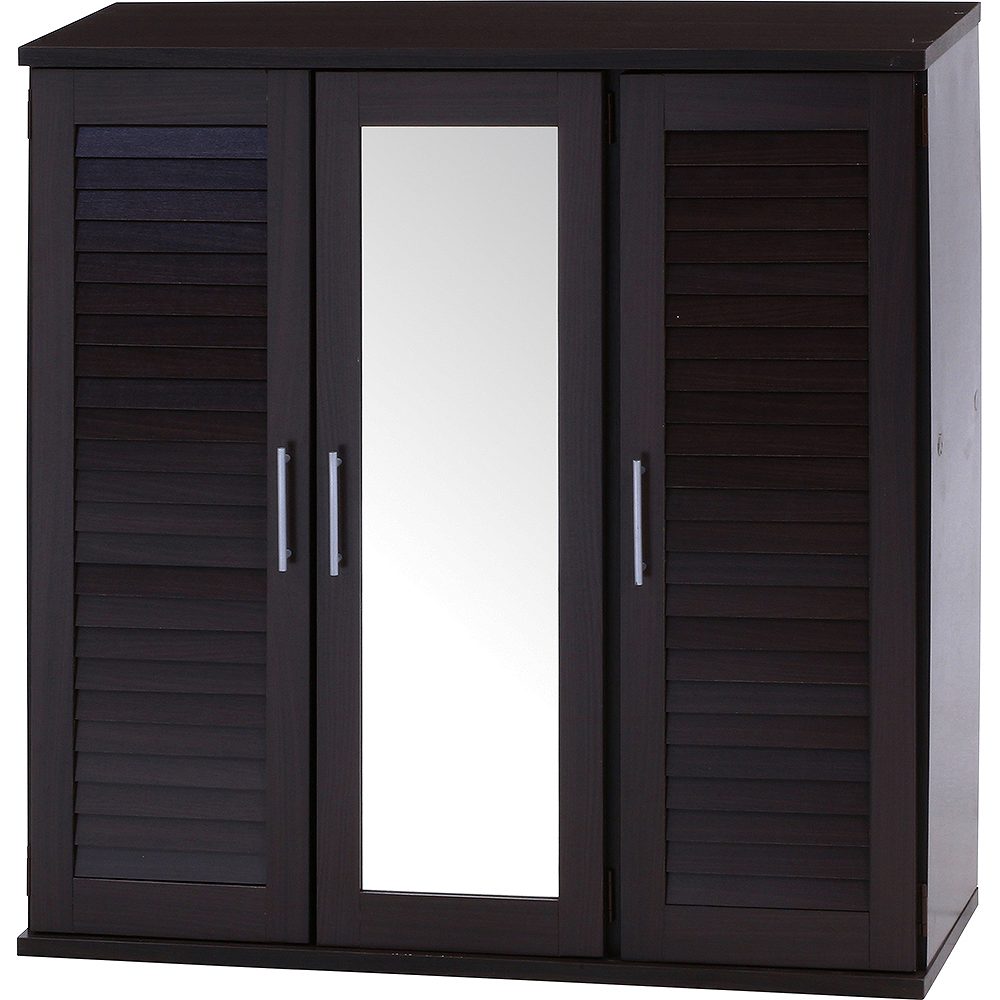 Louver & Mirror Shoe Box 90 Width Brown 86192