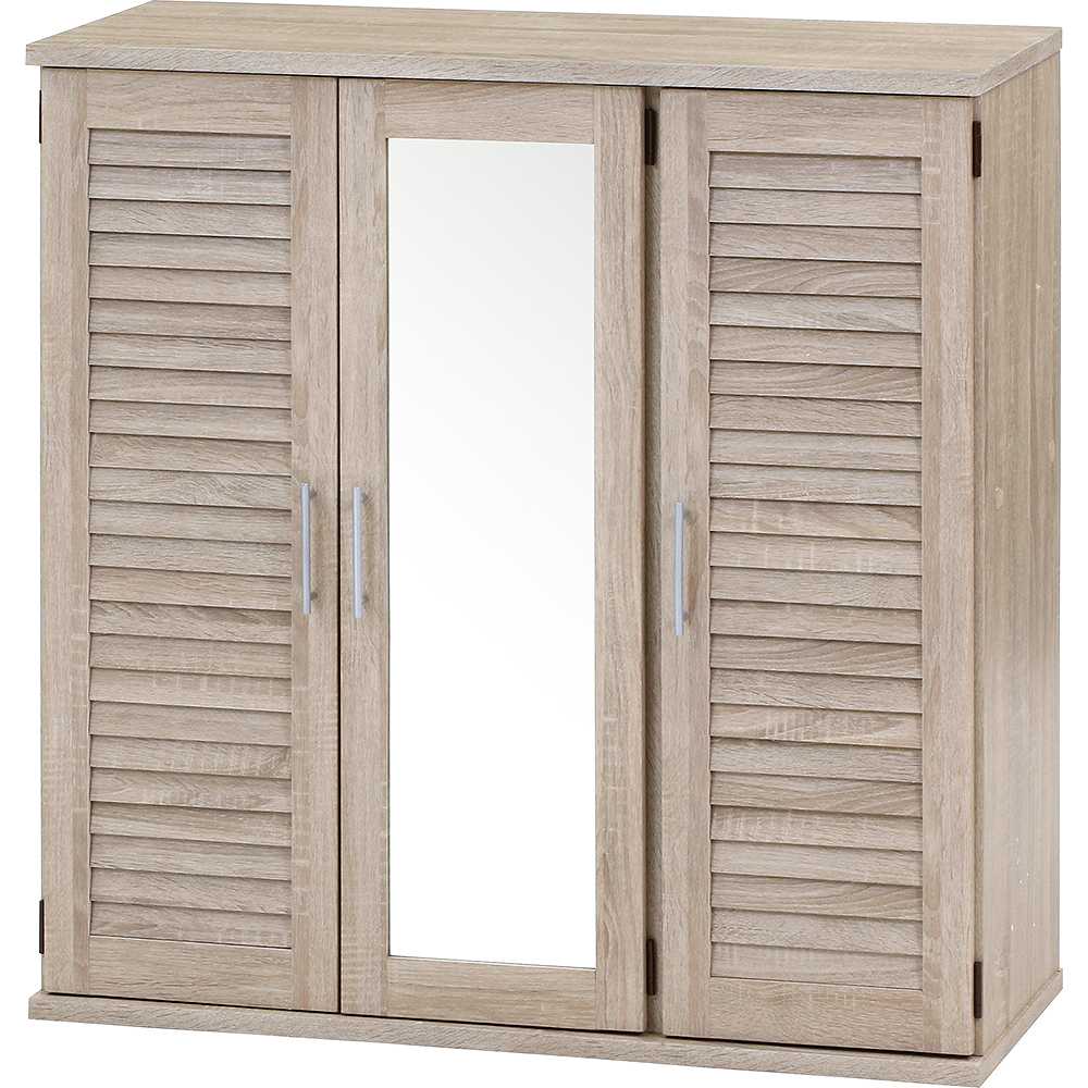 Louver & Mirror Shoe Box 90 Width White 86193