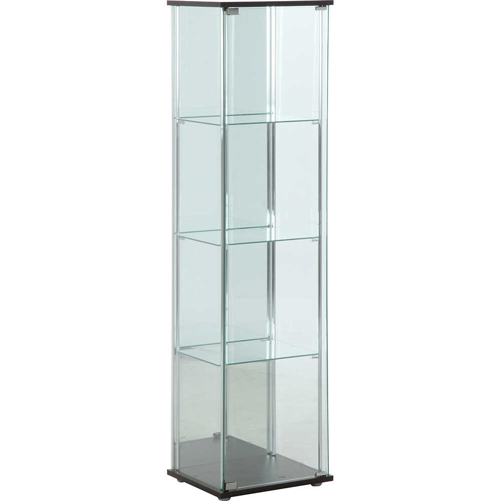 Glass Display Case 4-Tier (With Back Mirror) 96046