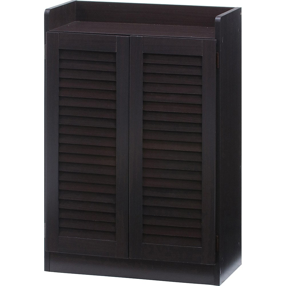 Louver Shoe Box (Open Top) Brown 98993