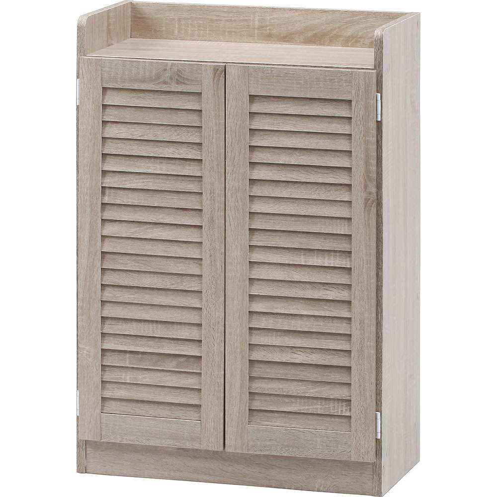 Louvered Shoe Box (Open Top) - White 98994