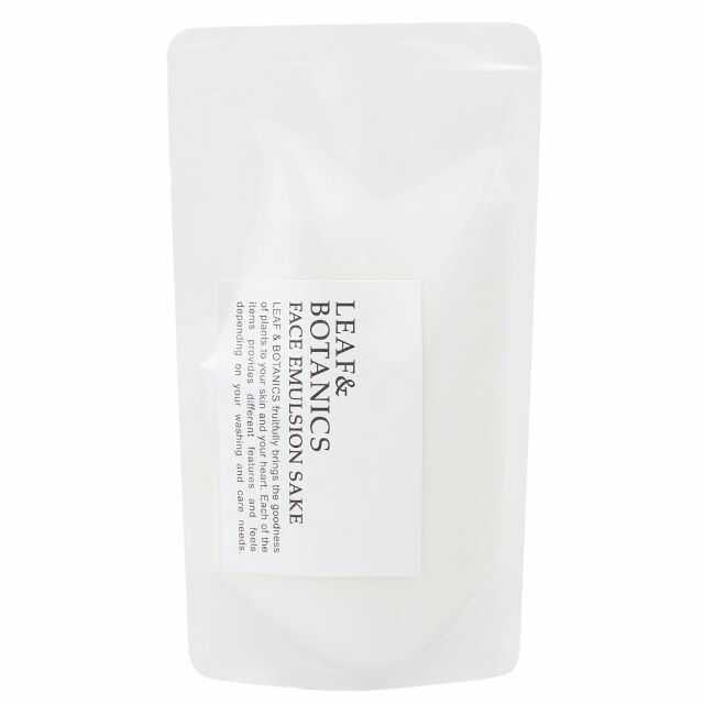 Matsuyama Yushi Leaf & Botanics Face Emulsion Pure Rice Sake Refill 90ml