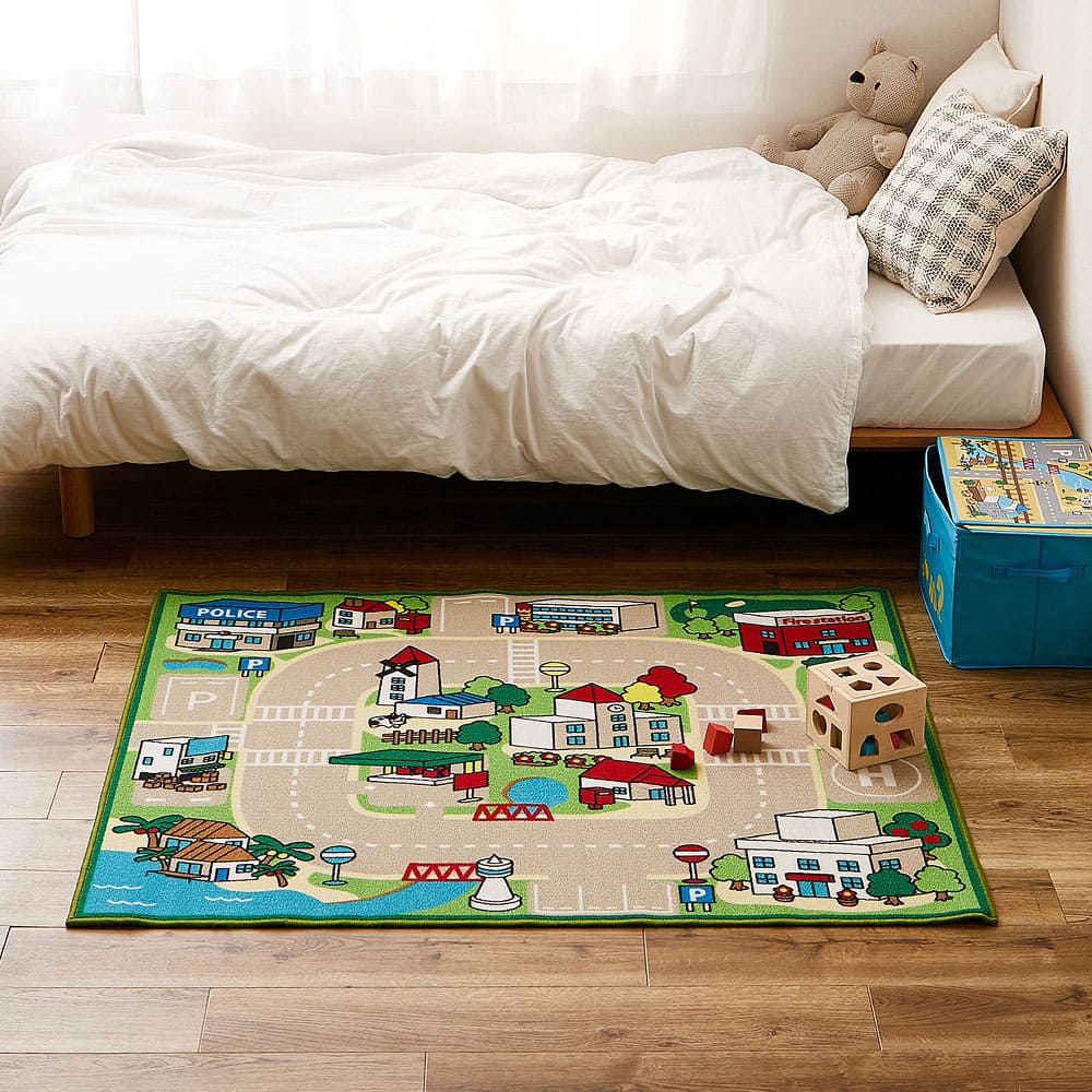 Kids Rug Roadmap 2 [S] Approx. 110×133cm