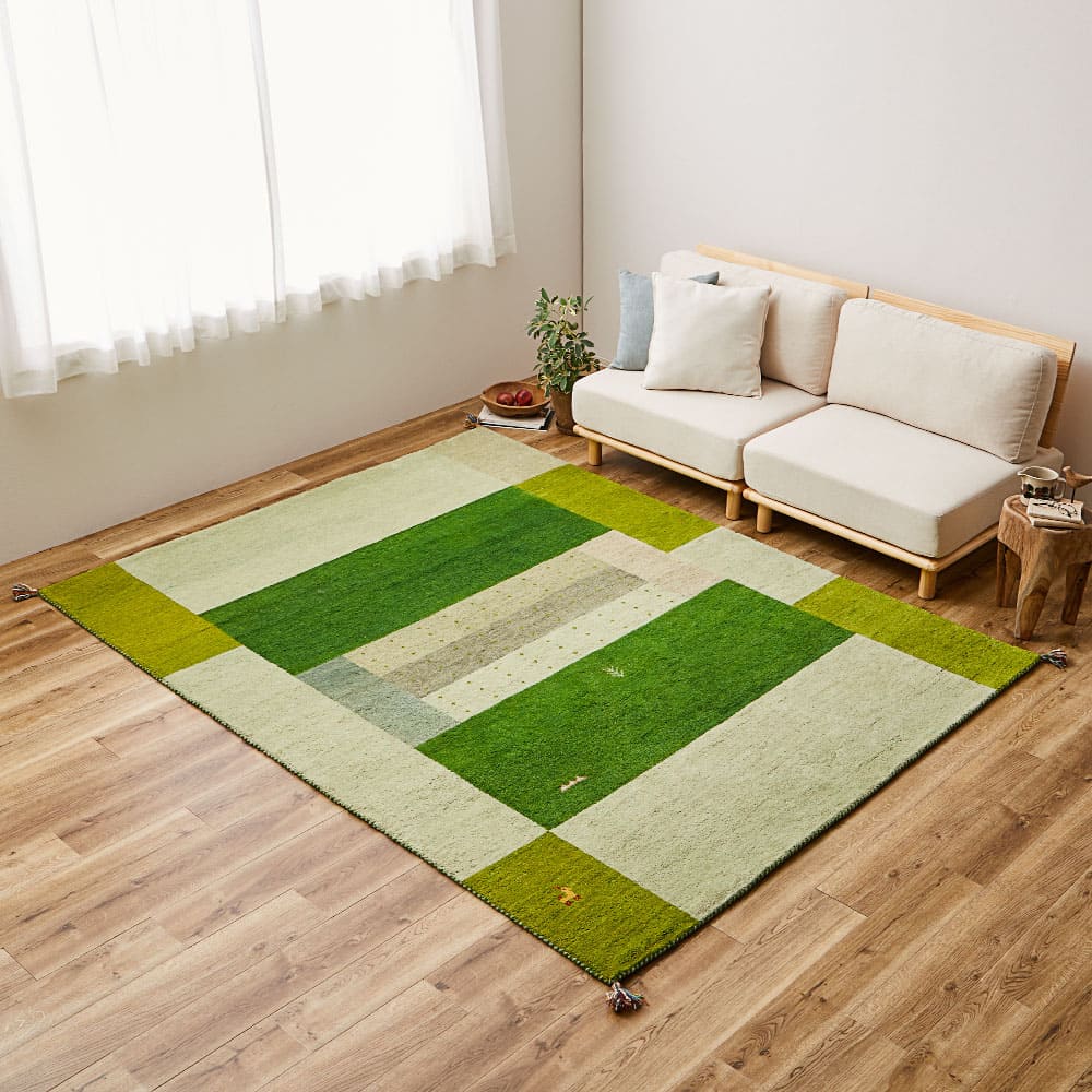 Gabbeh Rug GABBEH D11 Green 200×250cm