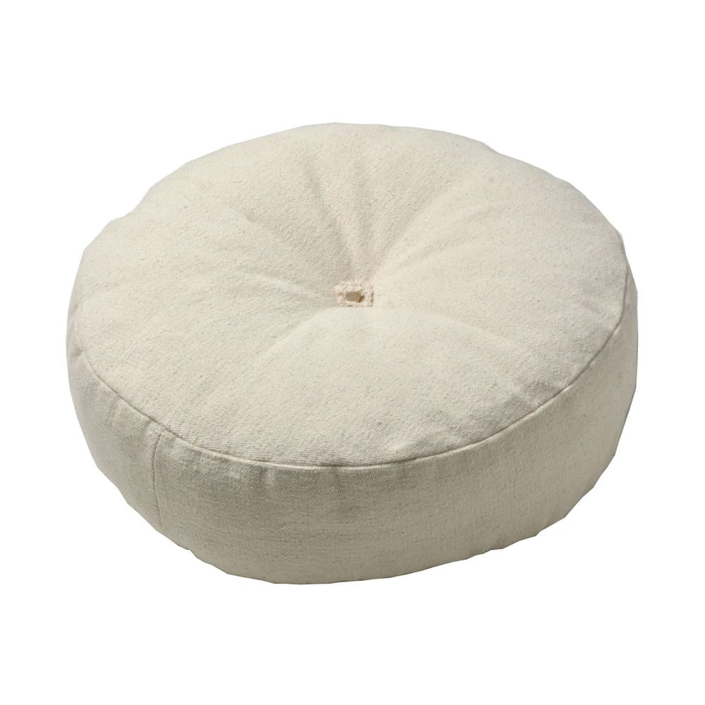 Color-Selectable Denim-Look Floor Round Cushion IV
