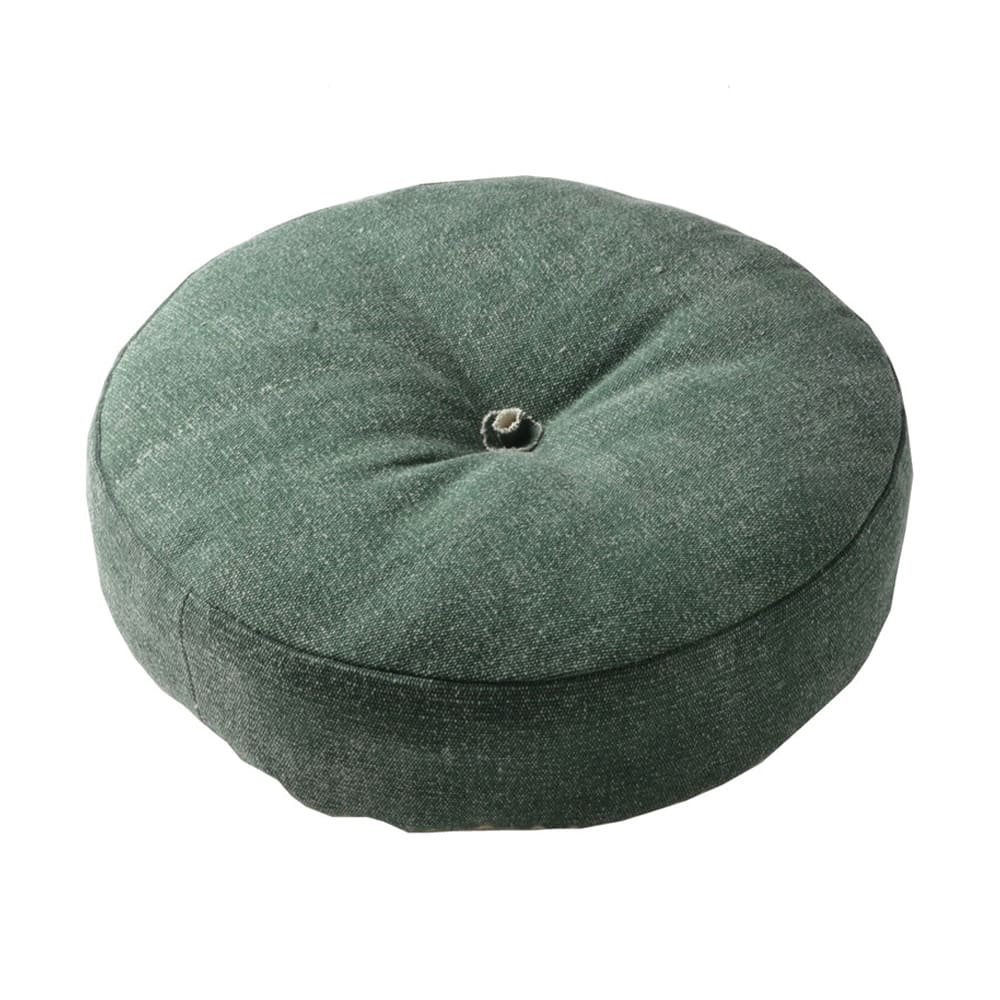 Color-Selectable Denim-Look Floor Round Cushion KH
