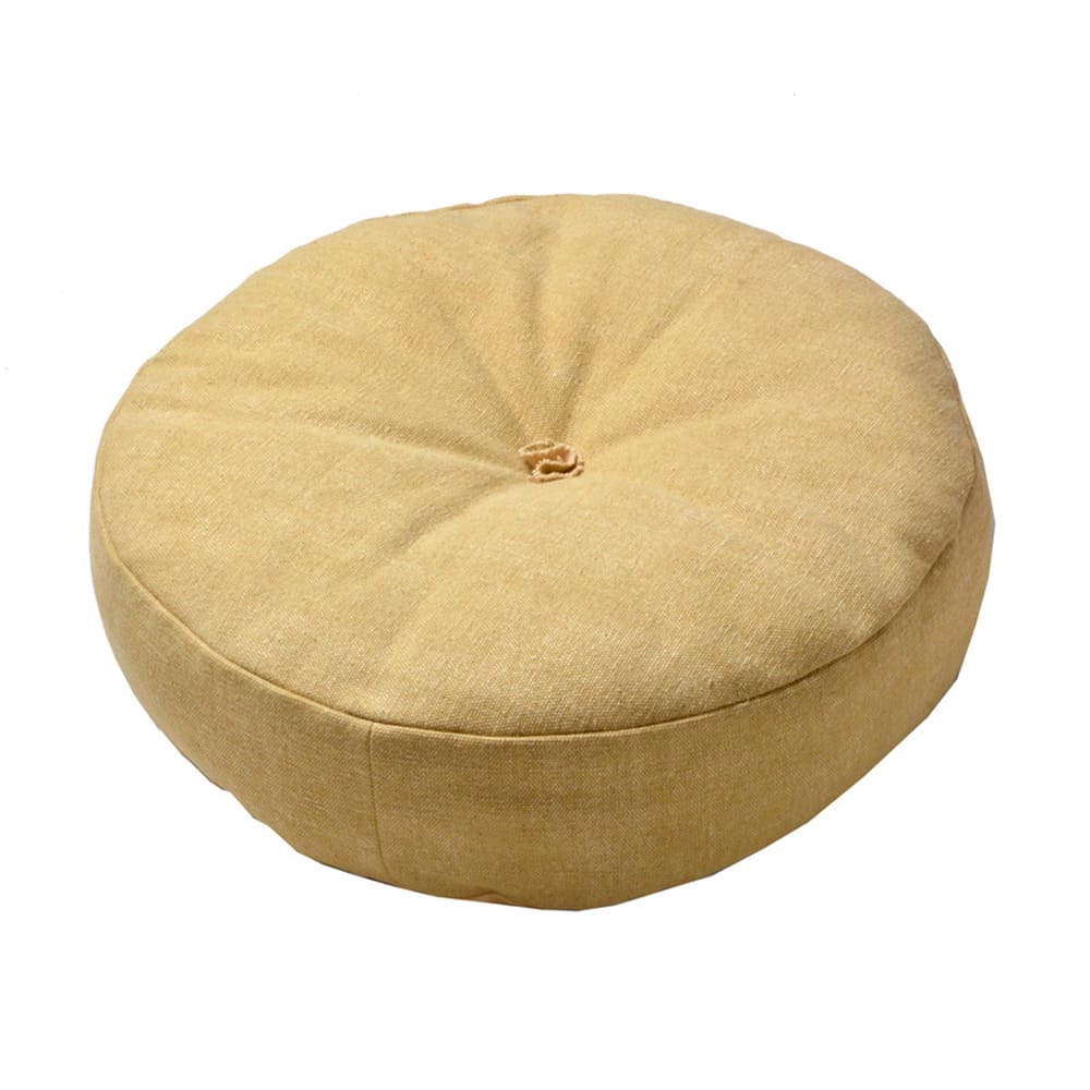 Color-Selectable Denim-Look Floor Round Cushion MD