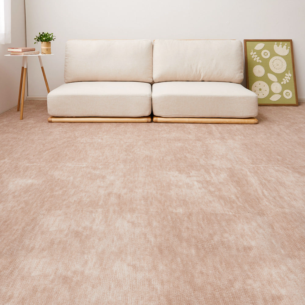 Pet-Friendly Flat Woven Carpet Raum 286x286cm Beige