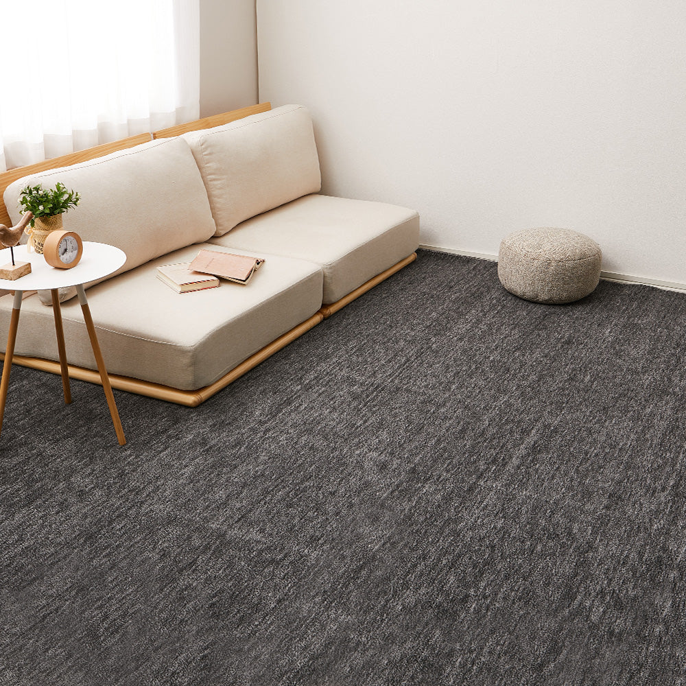 Pet-Friendly Flat Woven Carpet Raum 191x286cm Black