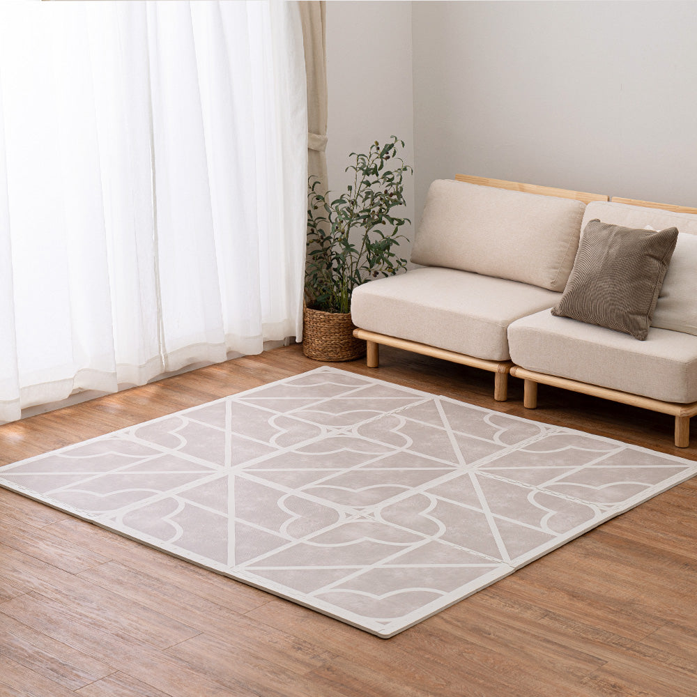 Retro Design Joint Mat Kyros 9 Pieces Gray