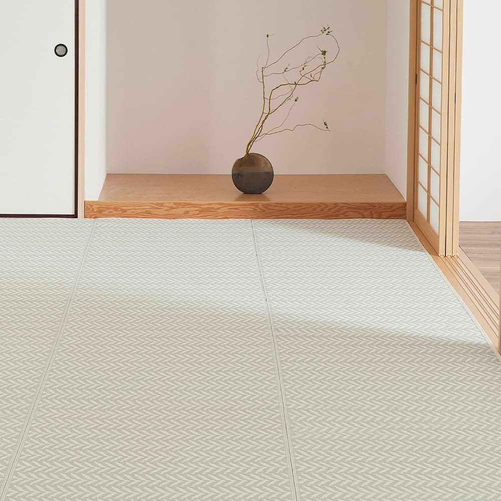 Washable Igusa-style Carpet Pasurash Edo Room 3 Tatami Green
