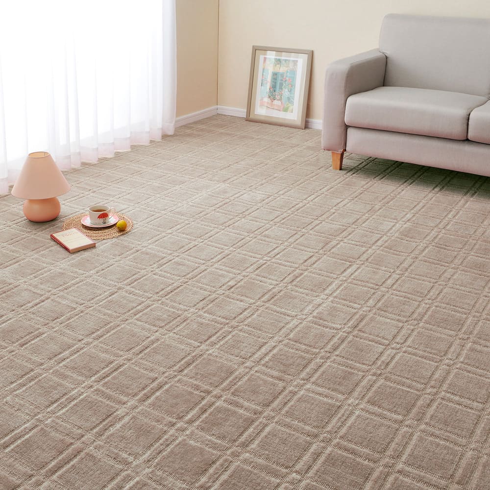 Antibacterial and Odor-Resistant Woven Carpet Shion Edo Room 4.5 Tatami Gray