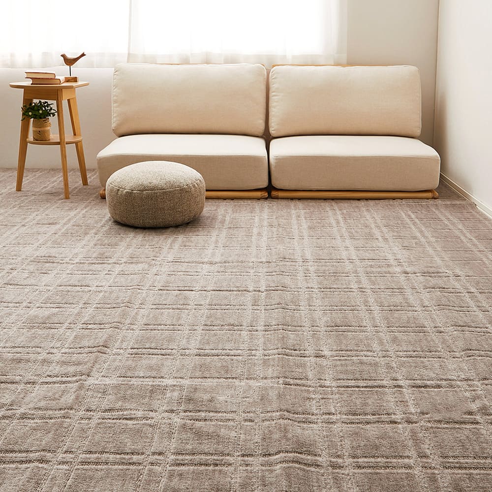 Antibacterial and Odor-Resistant Flat Woven Carpet Shion Honma 2 Tatami Gray