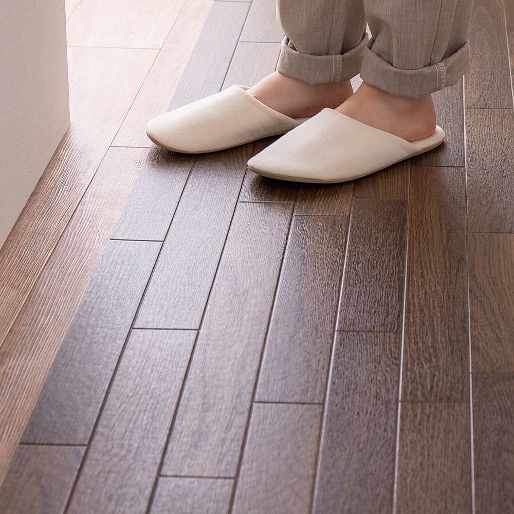 Water-Resistant Cushion Floor Dark 60×180