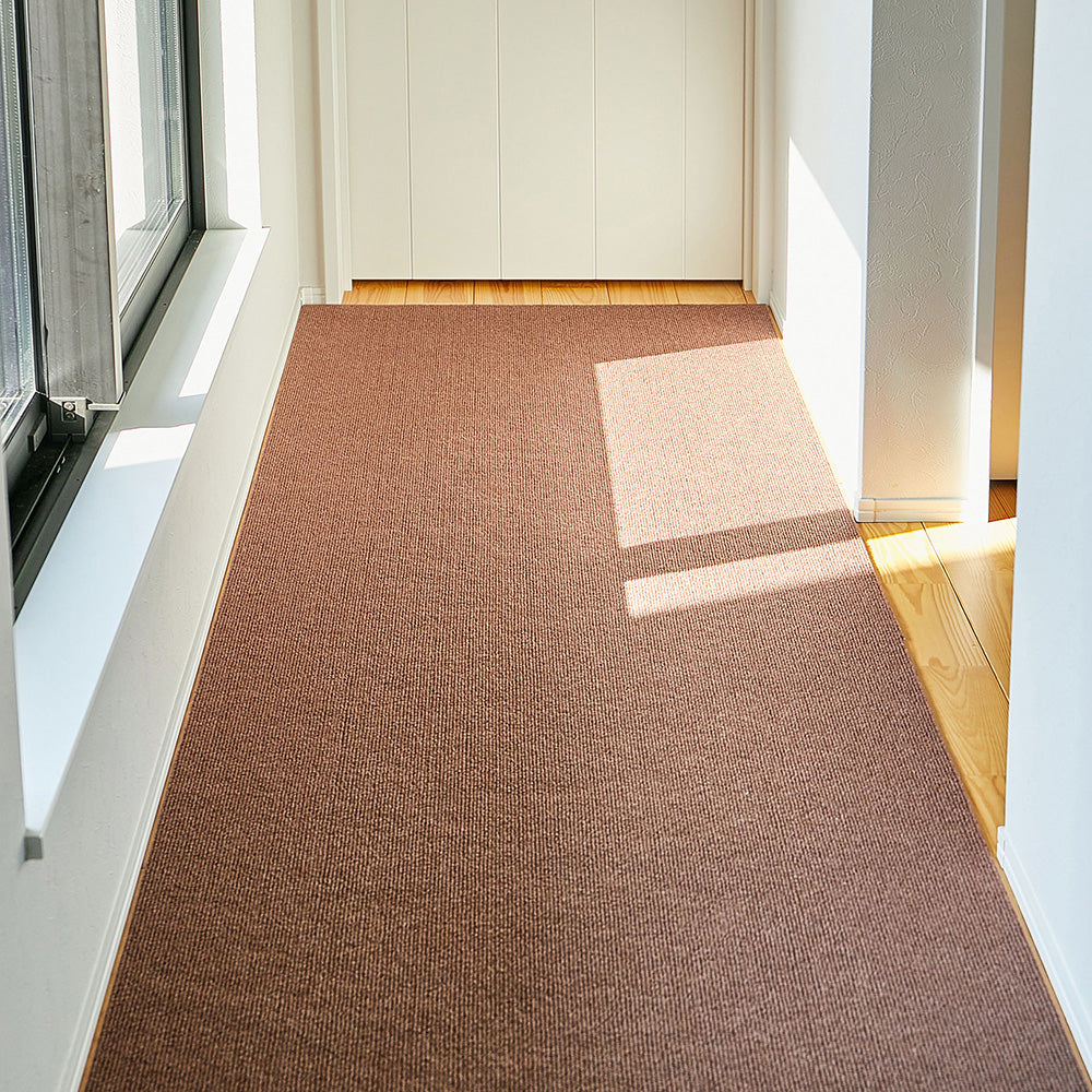 Hallway Carpet Long Mat Pitaro Brown 90×600