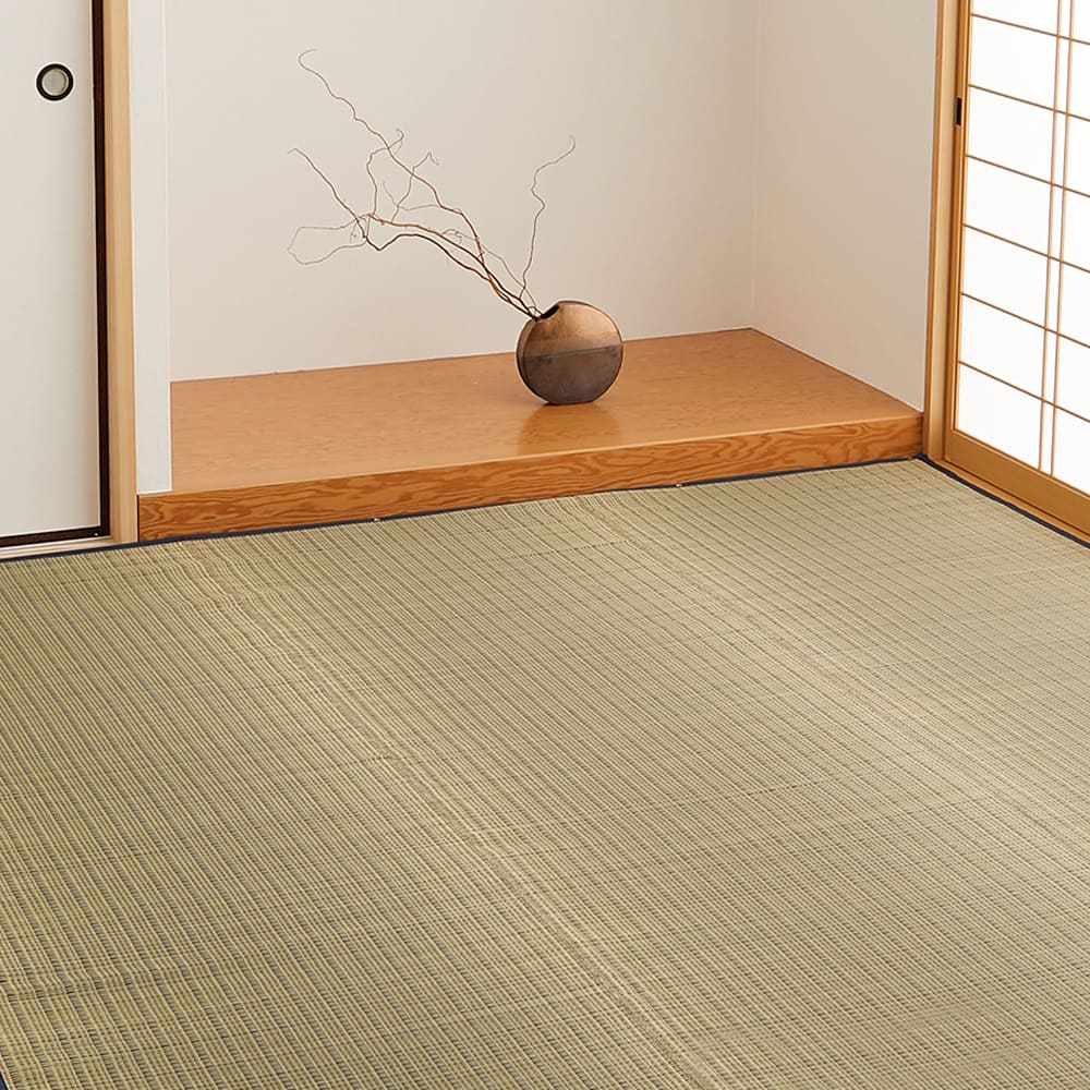 Domestic Igusa Carpet Seiryo Honma 3-tatami Blue